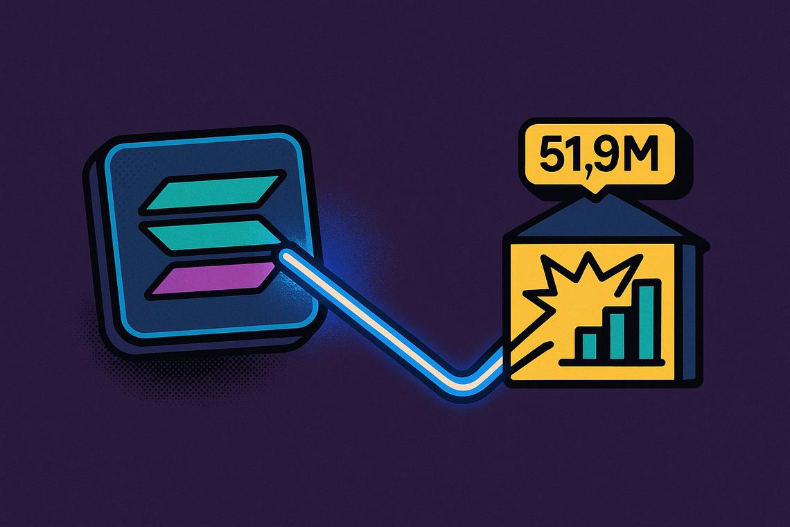 Solana tokenized equities set $51.9M lending record with 95% dominance