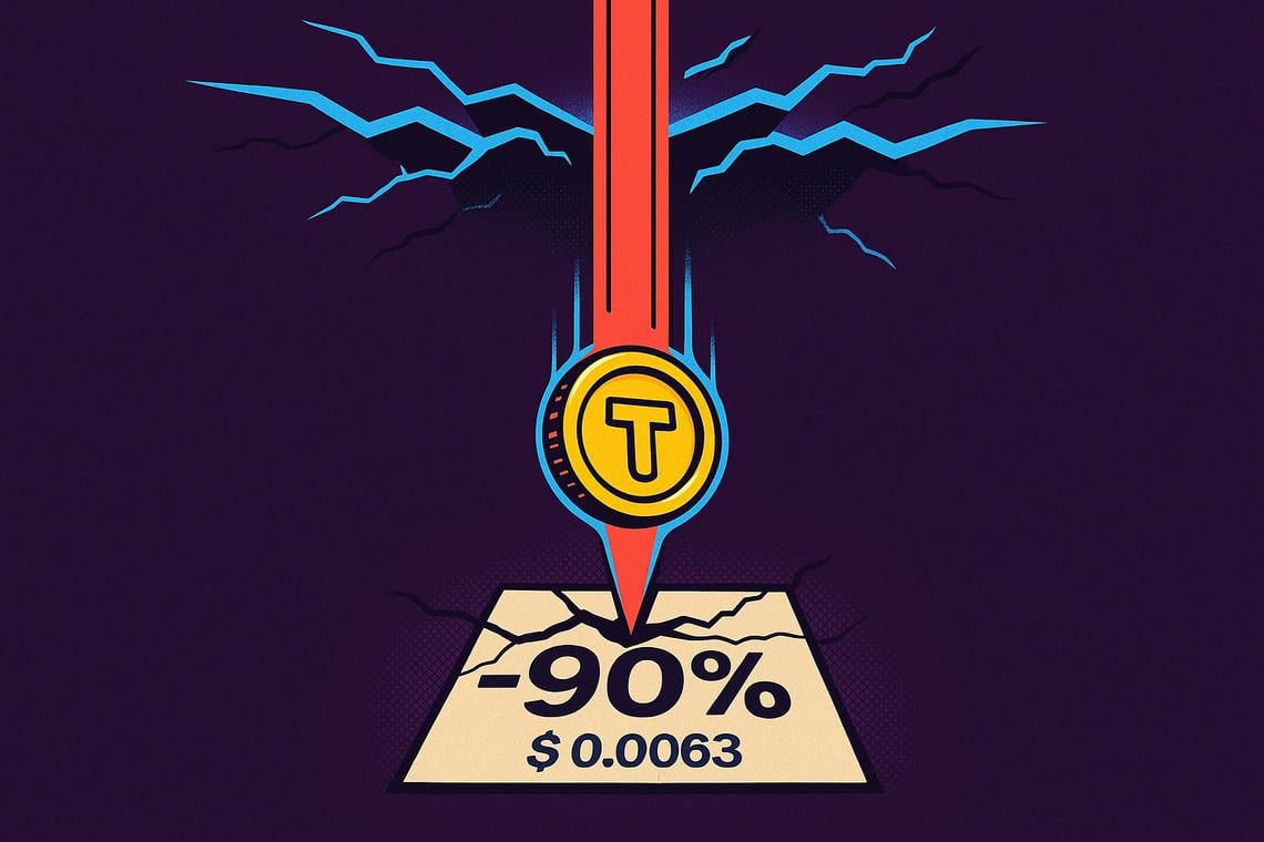 TAC Token Price Drop Hits 90% Despite Backing From Top VC Firms