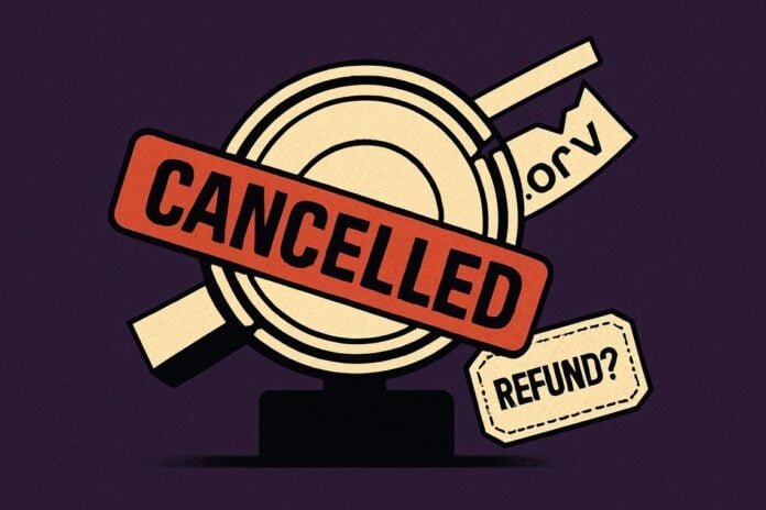 Unstoppable Domains ICANN cancellation