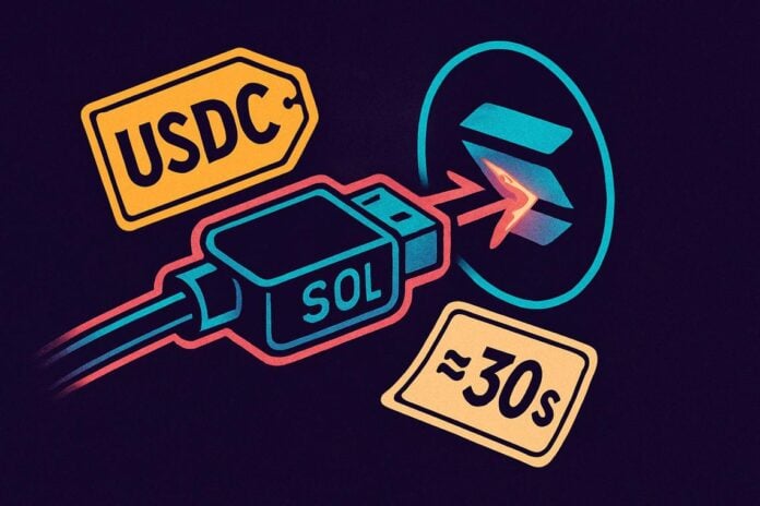 USDC payment Solana