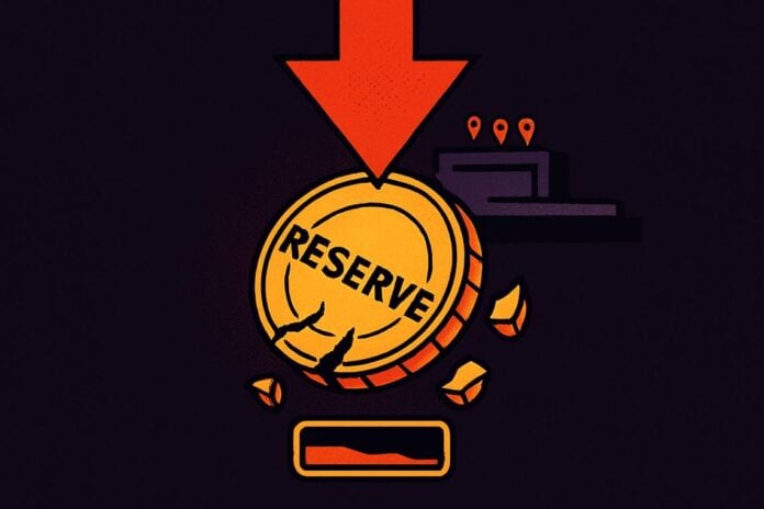 XRP exchange reserves