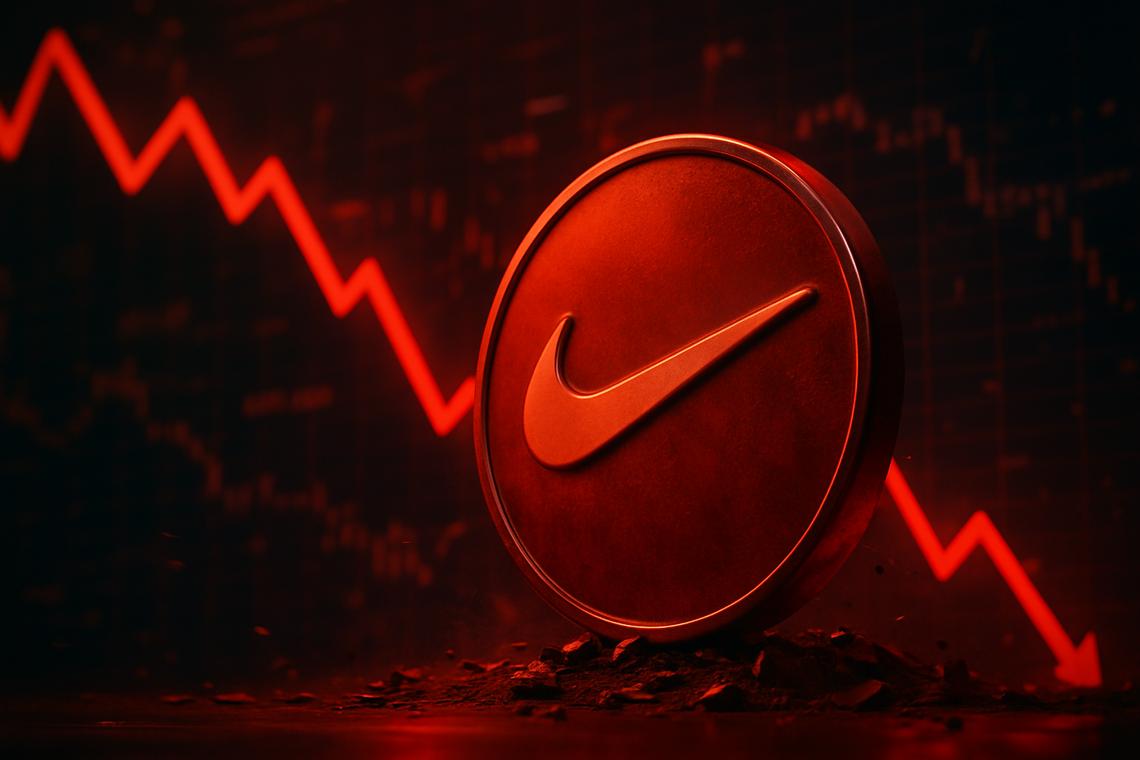 Nike Stock Hits 12-Year Low at $38.59 as Bearish Trend Deepens