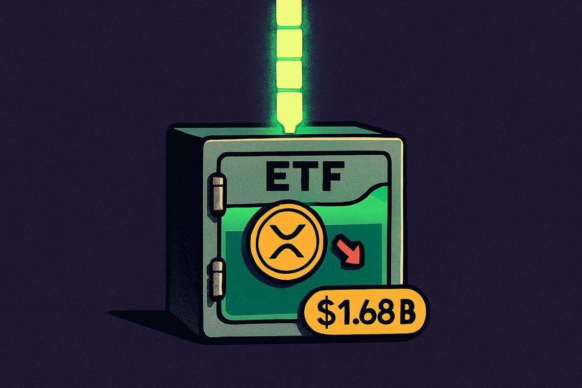 Goldman Sachs leads $87M stake as XRP ETF inflows top $1.68B